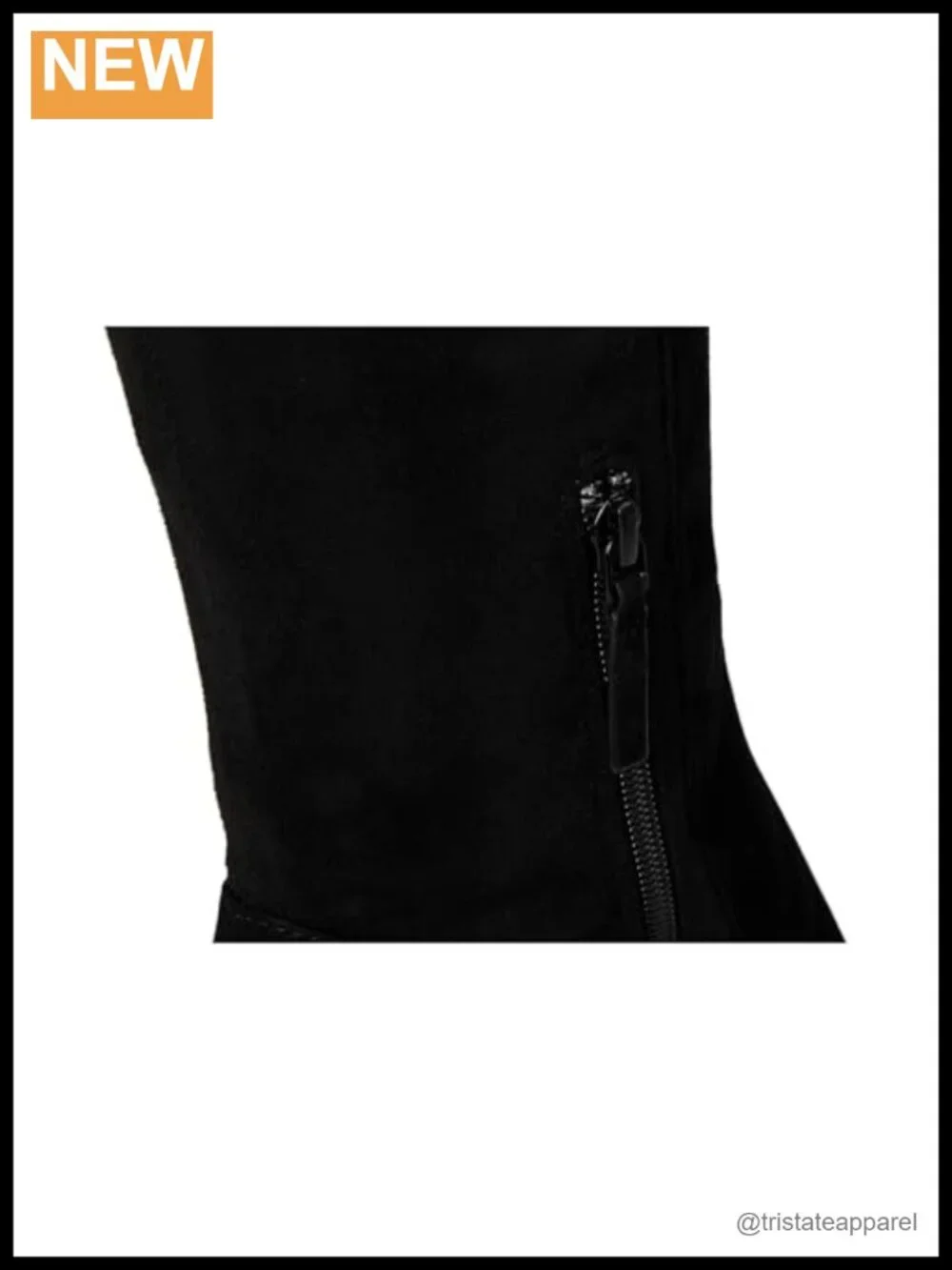 Over the Knee Boots Leather Suede Water Resistant Pull-On